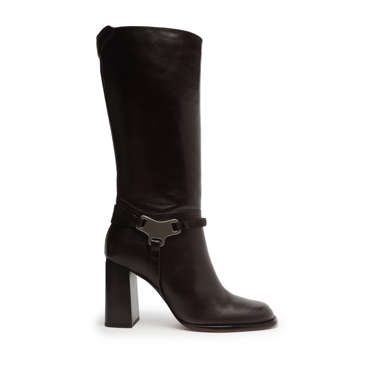 Dallas Leather Boot Boots WINTER 23 5 Cognac Leather - Schutz Shoes