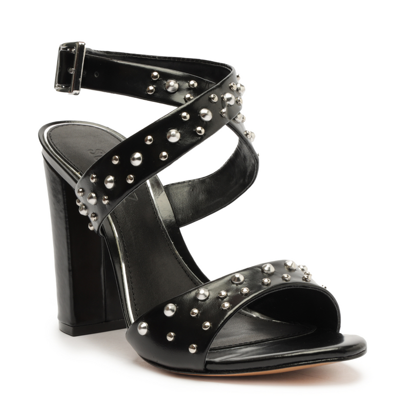 Lizzy Block Leather Sandal Sandals FALL 23    - Schutz Shoes