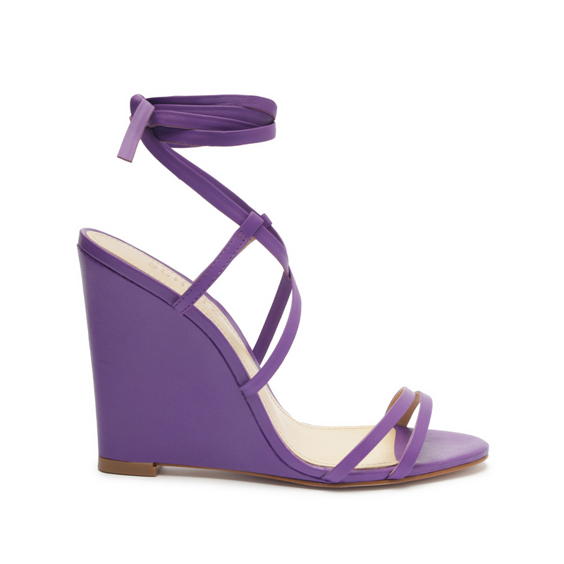 Deonne Casual Nappa Leather Sandal Sandals OLD 5 Violet Nappa Leather - Schutz Shoes