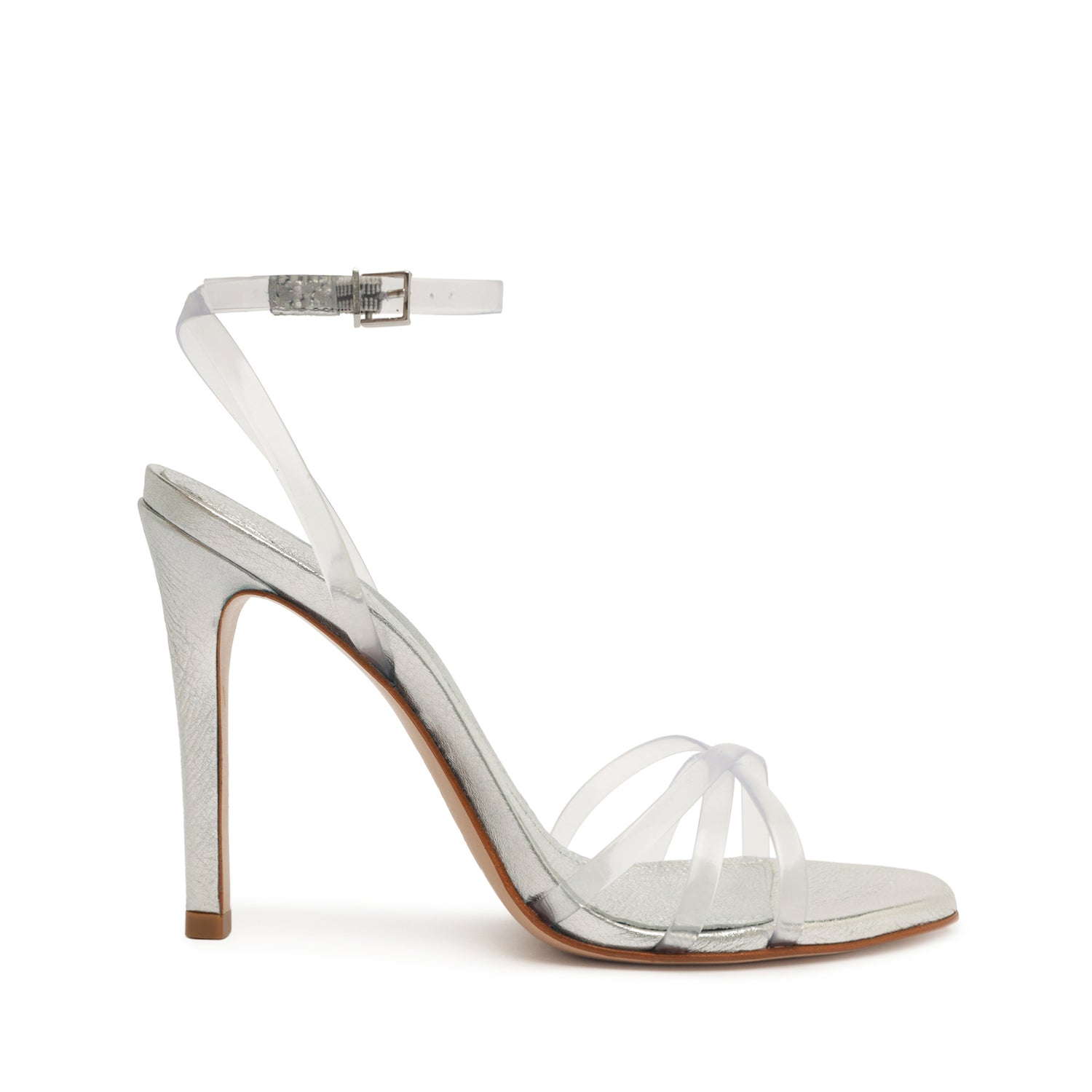 Amelia Leather Sandal Sandals High Summer 23 5 Silver Leather - Schutz Shoes