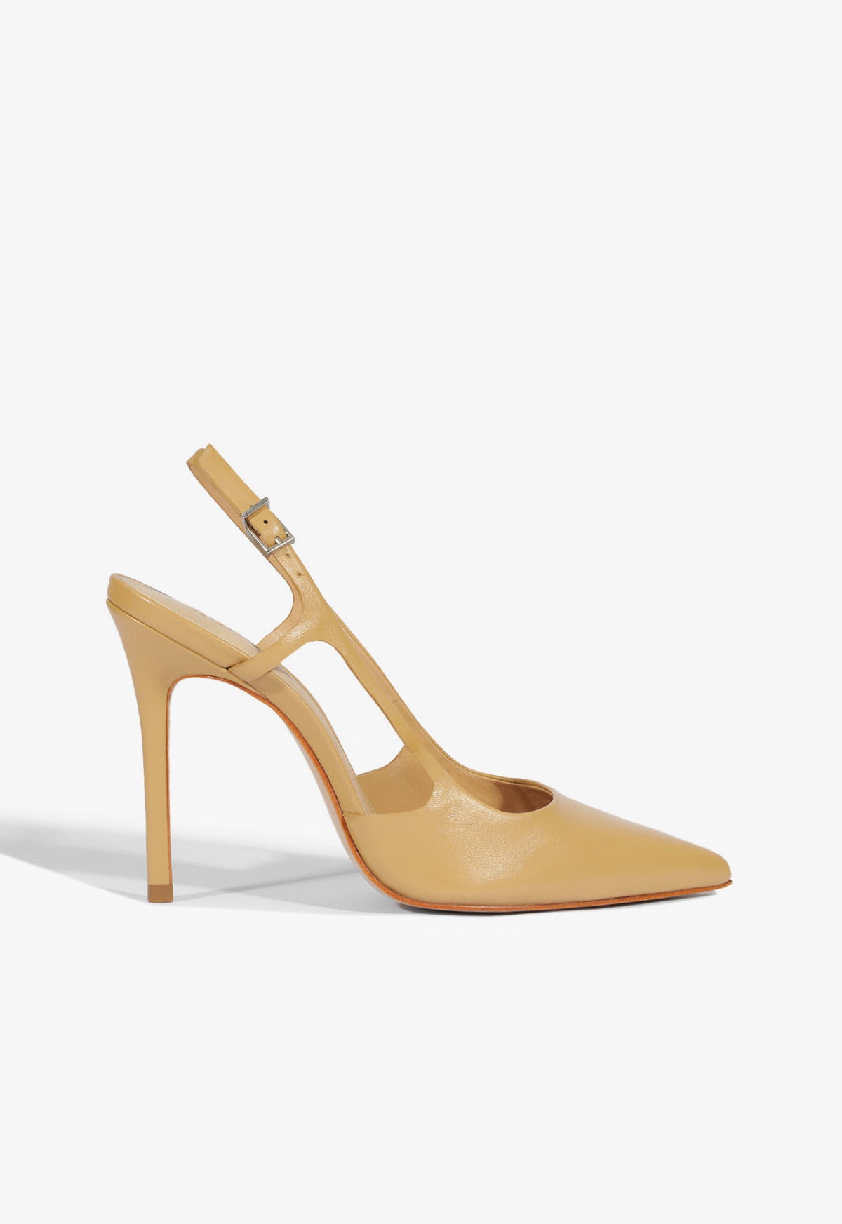 Boris High Stiletto Beige Pump – SCHUTZ - Main Image