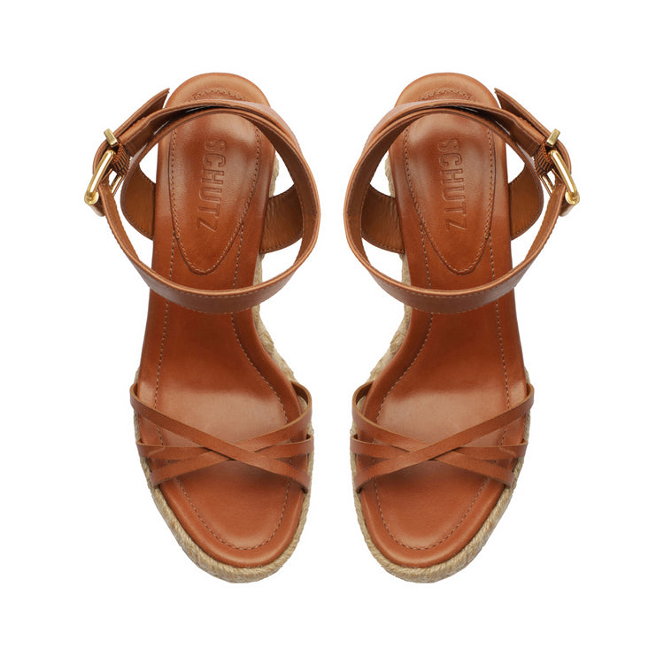 Alexandra Leather Sandal Sandals Summer 24    - Schutz Shoes