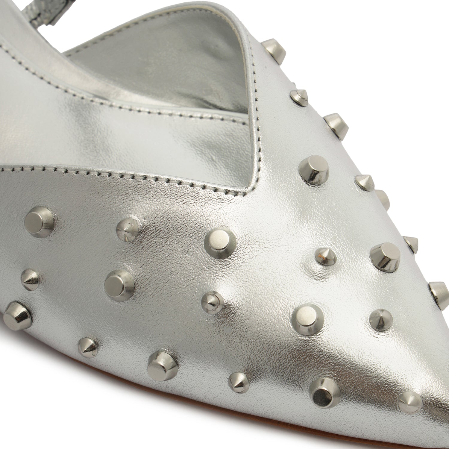 Gayle Metallic Leather Flat Flats FALL 23    - Schutz Shoes