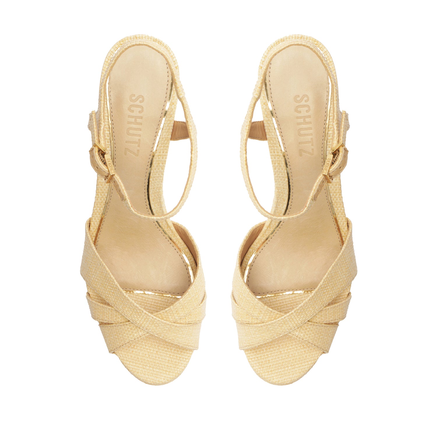 Keefa Raffia Sandal Sandals Spring 24    - Schutz Shoes
