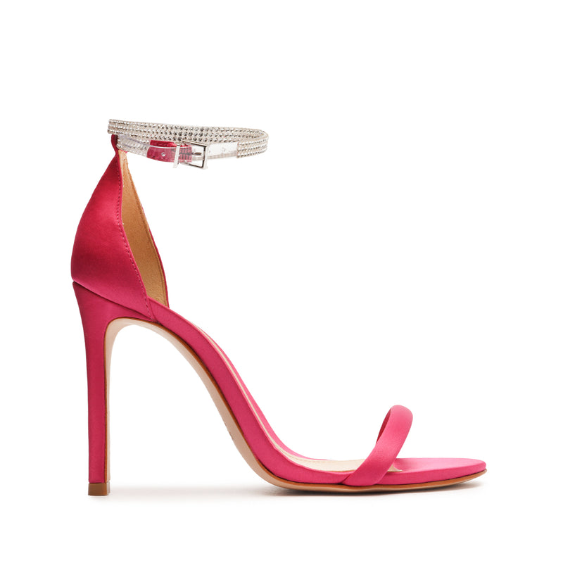 Leanna Satin Sandal Sandals OLD 5 Pink Satin - Schutz Shoes