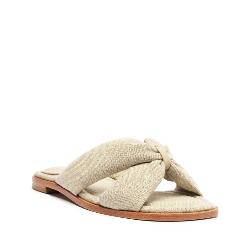 Fairy Casual Linen Sandal Flats Spring 24    - Schutz Shoes