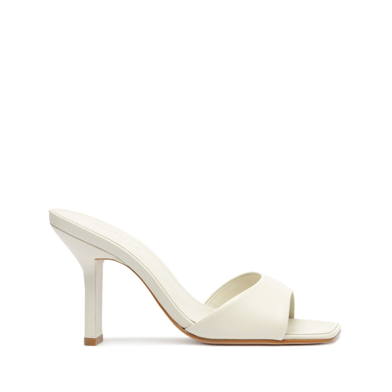 Posseni Casual Leather Sandal Sandals PRE FALL 24 5 Pearl Nappa Leather - Schutz Shoes