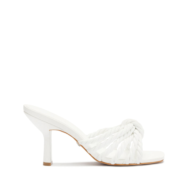 Capri Sandal Sandals High Summer 24 5 White Leather - Schutz Shoes