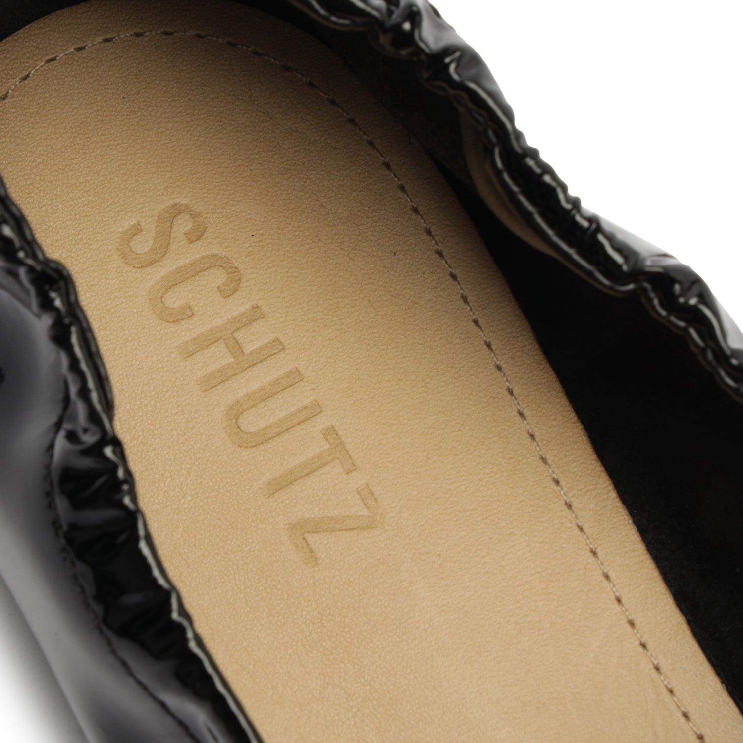 Calita Patent Leather Flat Flats RESORT 24    - Schutz Shoes