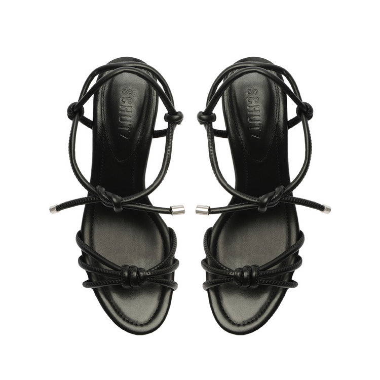 Kate High Block Leather Sandal Sandals SUMMER 24    - Schutz Shoes