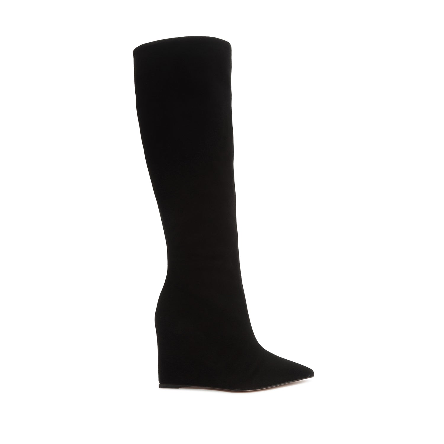 Asya Up Suede Boot Boots Fall 23 5 Black Suede - Schutz Shoes