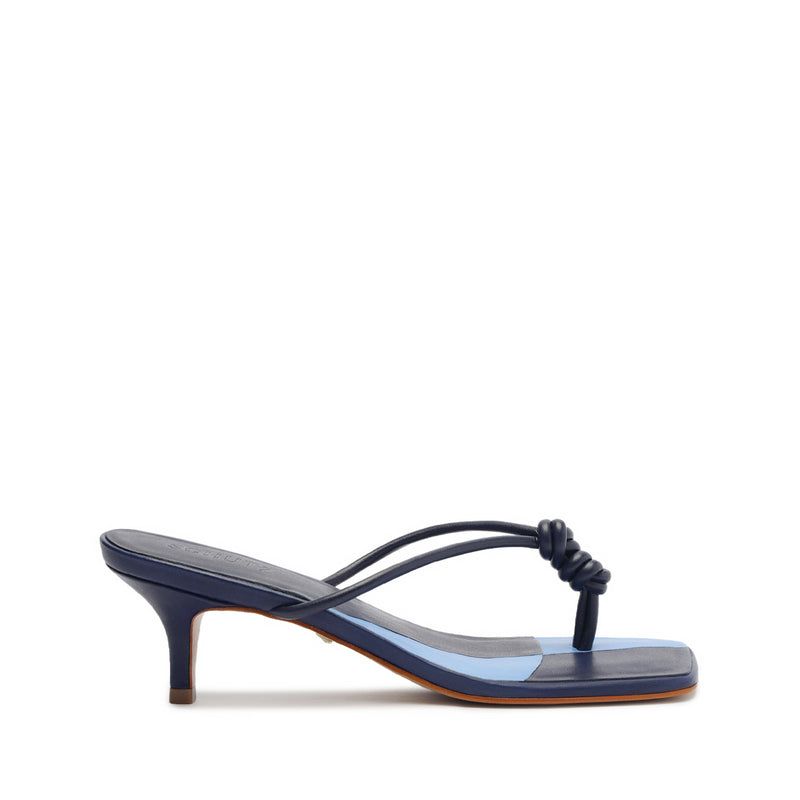 Poppy Sandal Sandals High Summer 24 5 Blue Leather - Schutz Shoes