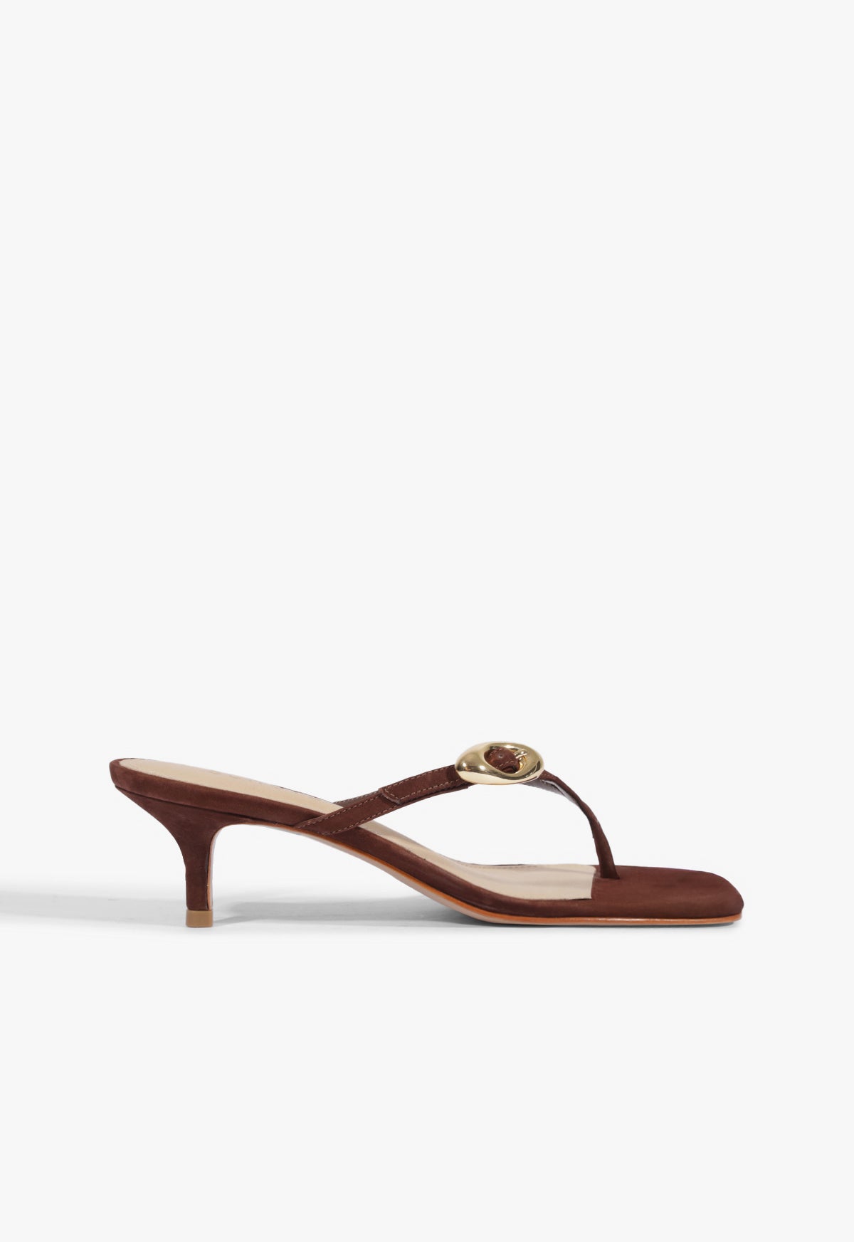 womens brown dress shoes low heel Schutz Miriam Women's Sandals Chestnut Brown : 5 M