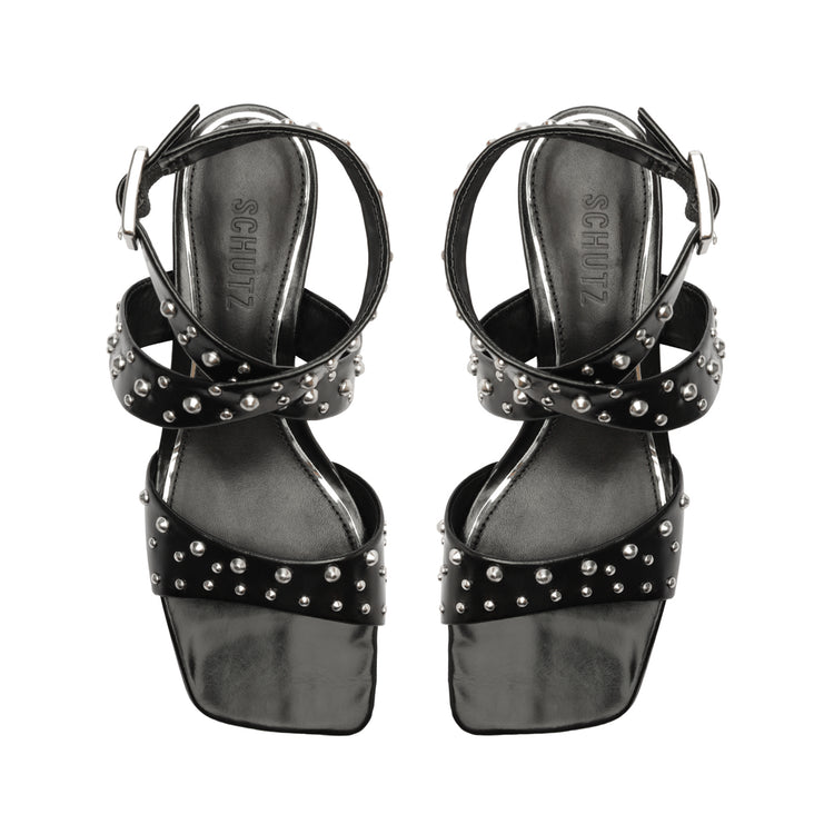 Lizzy Mid Block Leather Sandal Sandals FALL 23    - Schutz Shoes