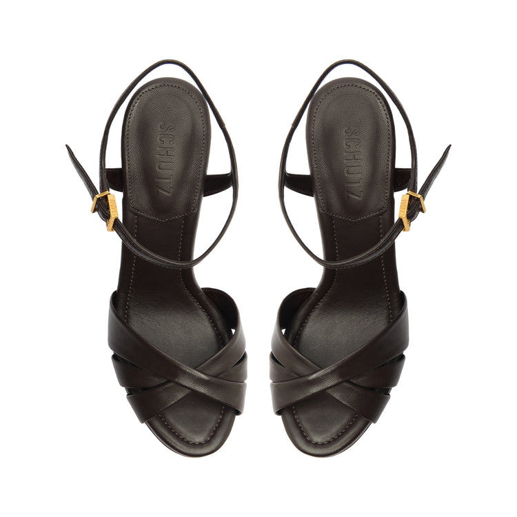 Keefa High Leather Sandal Sandals Spring 24    - Schutz Shoes