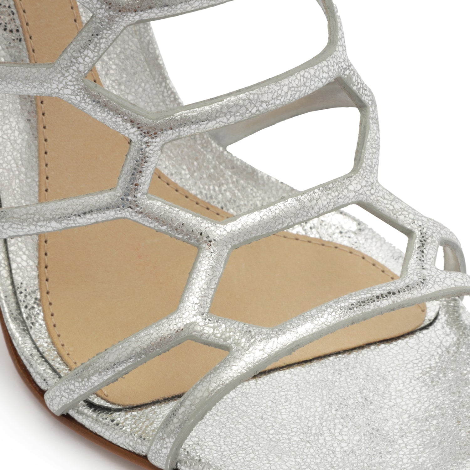Julianna Metallic Leather Sandal Sandals OLD    - Schutz Shoes