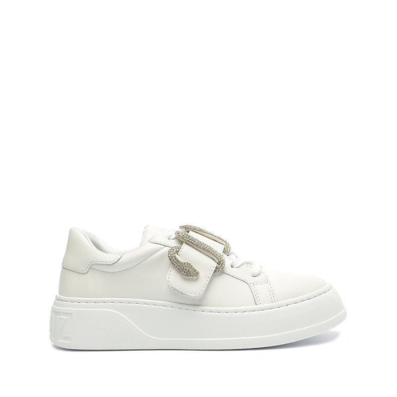 Zurique Leather Sneaker Sneakers Pre Fall 23 5 White Leather - Schutz Shoes