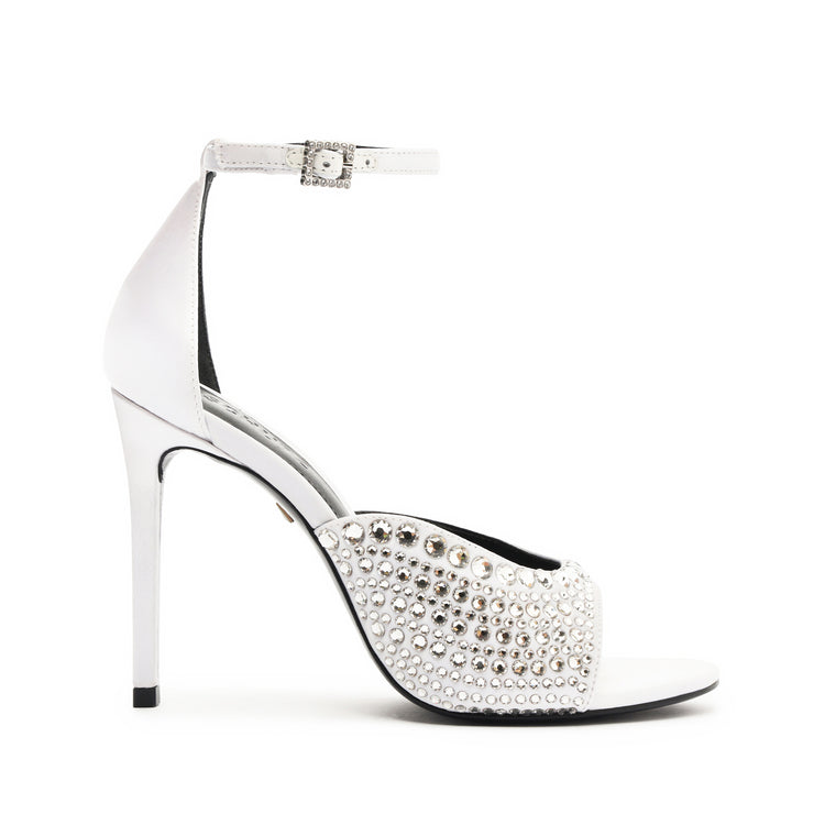 Louise Satin Sandal Sandals High Summer 24 5 White Satin - Schutz Shoes