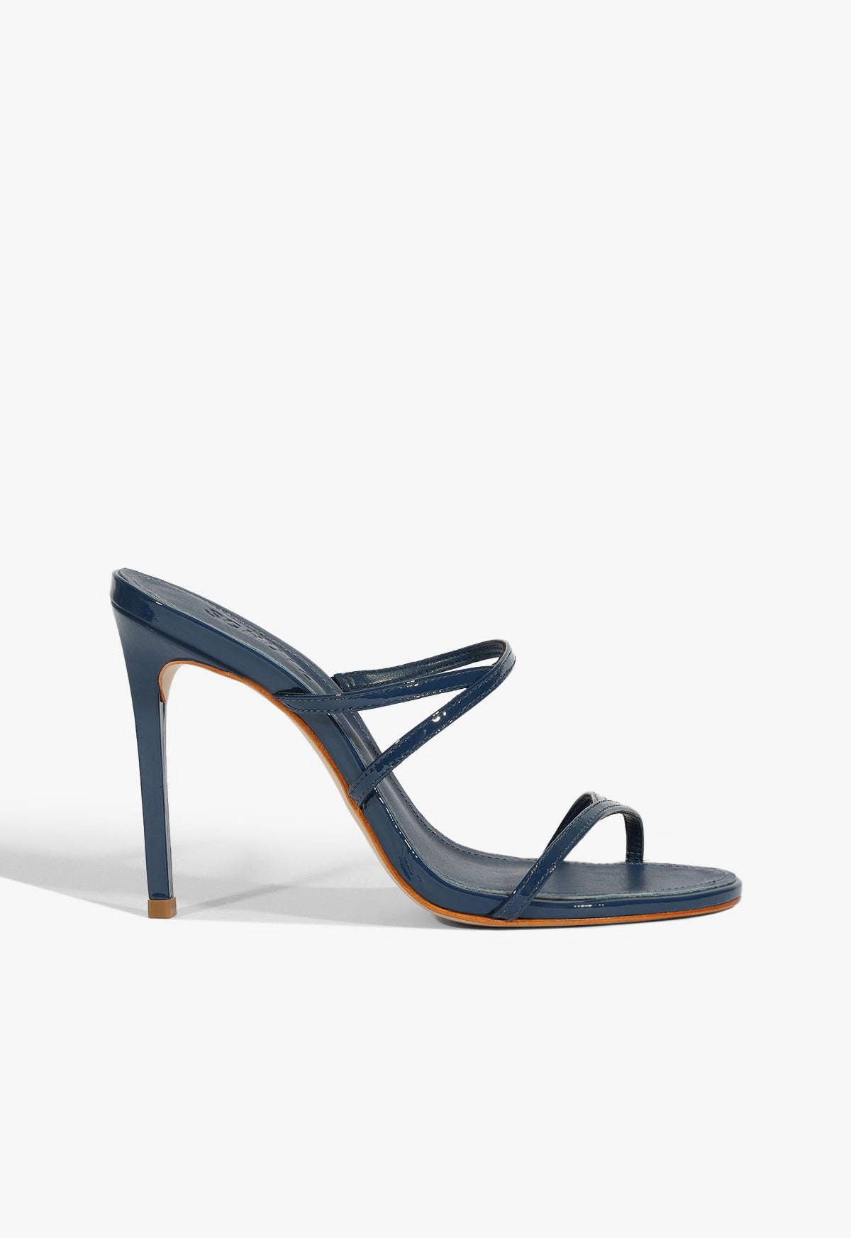 Diana Stiletto Sandal Blue Patent – SCHUTZ - Main Image