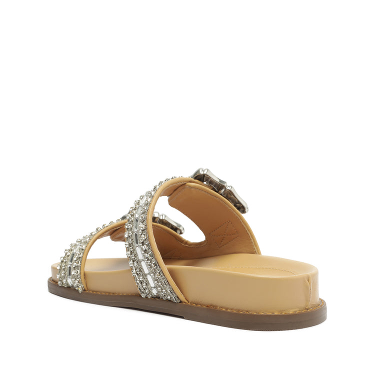 Enola Shine Sporty Leather Sandal Flats High Summer 23    - Schutz Shoes