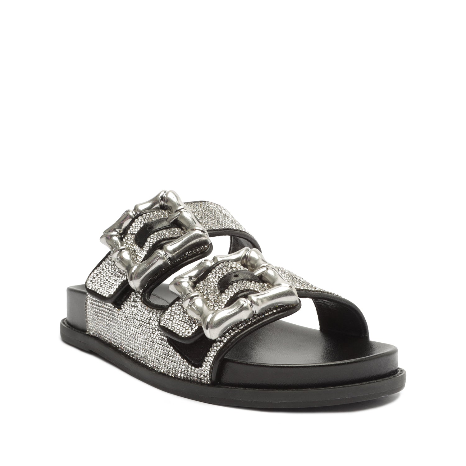 Enola Glam Sporty Leather Sandal Flats OLD    - Schutz Shoes