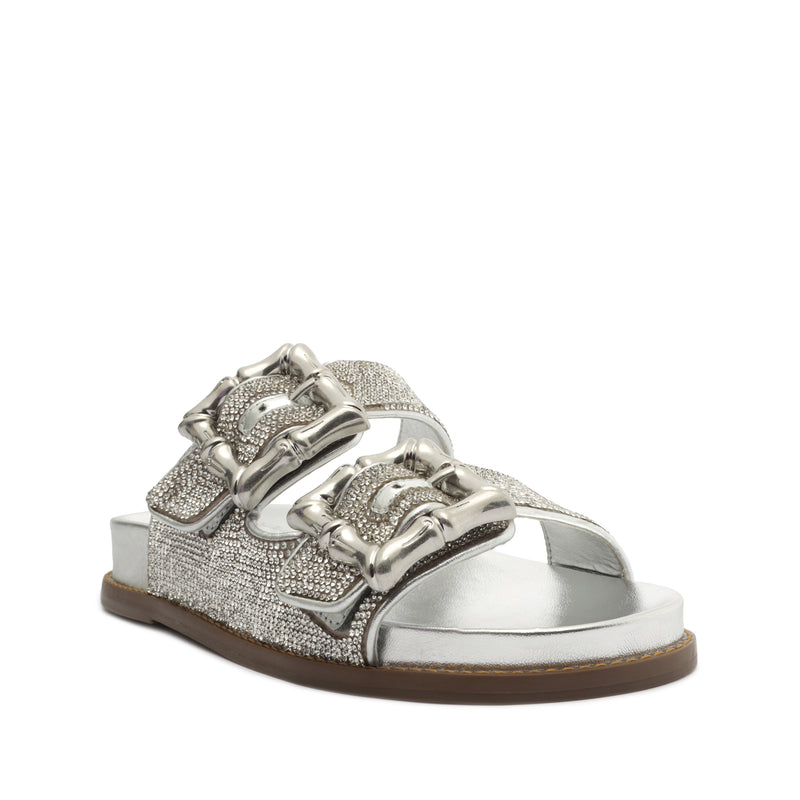 Enola Glam Sporty Leather Sandal Flats High Summer 23    - Schutz Shoes