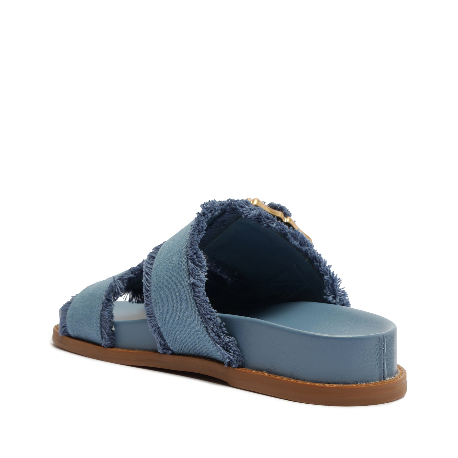 Enola Sporty Denim Sandal Flats SPRING 24    - Schutz Shoes