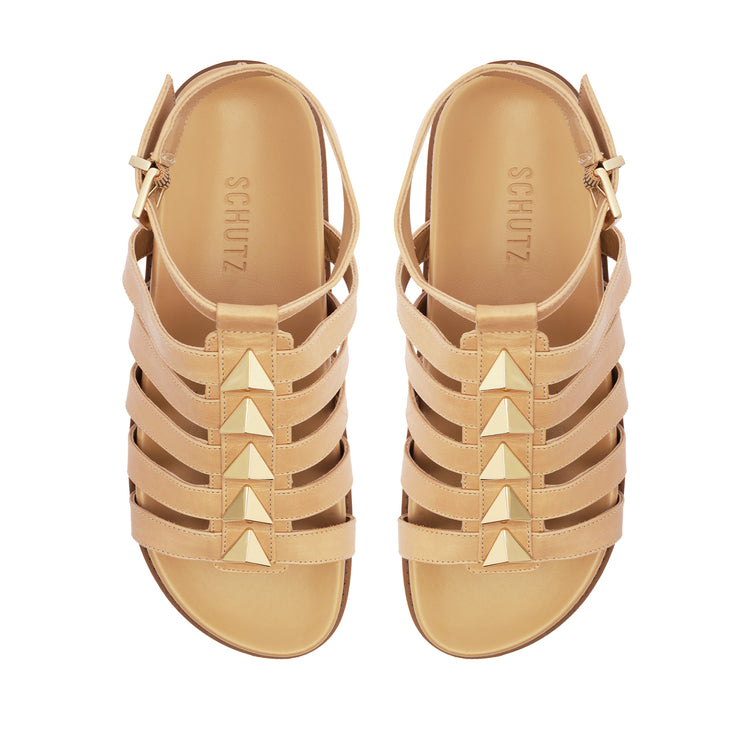 Kyrie Sporty Leather Sandal Sandals Spring 24    - Schutz Shoes