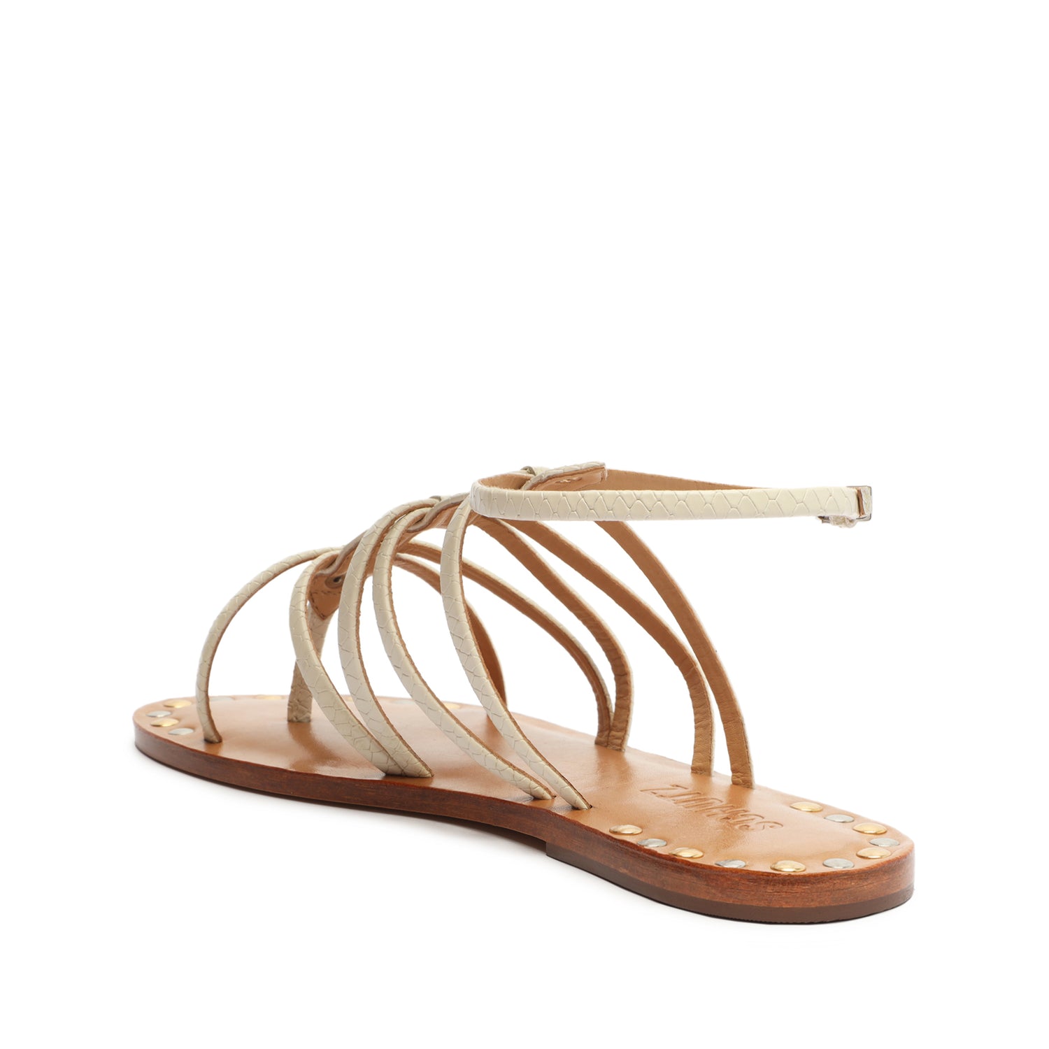 Malaya Casual Leather Sandal Flats OLD    - Schutz Shoes