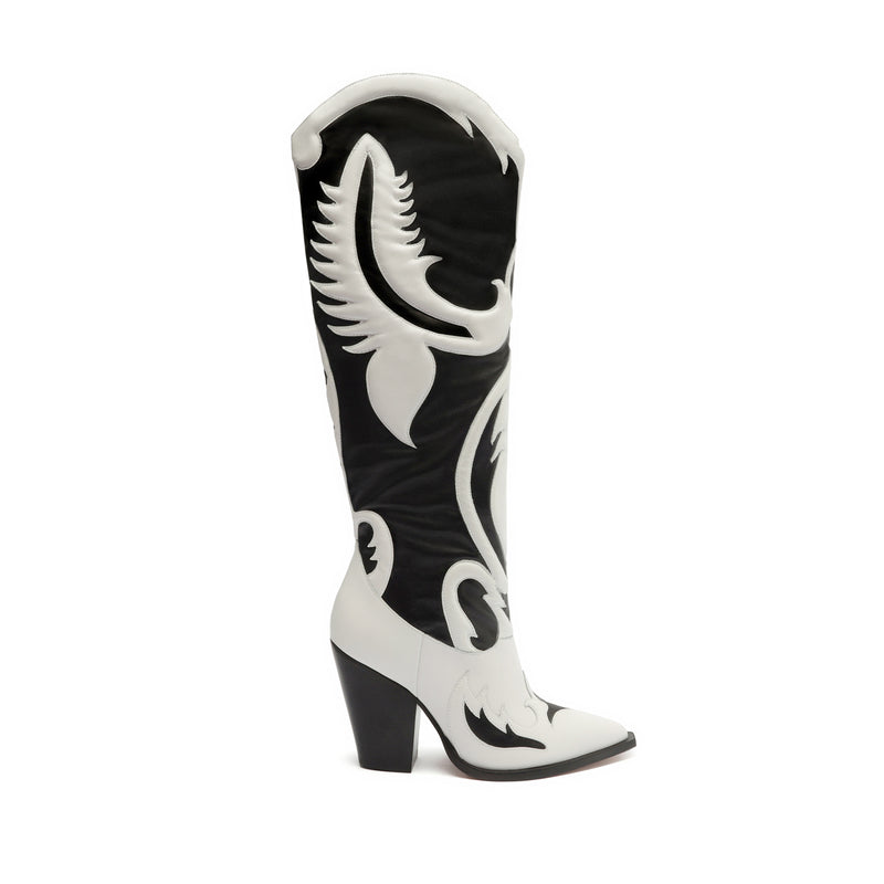Woody Up Casual Leather Boot Boots Fall 23 5 White Atanado Leather - Schutz Shoes