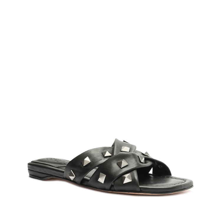 Roxanne Nappa Leather Sandal Flats OLD    - Schutz Shoes