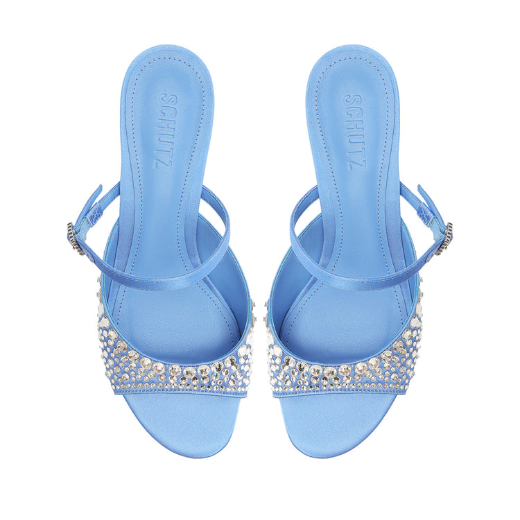 Louise Low Satin Sandal Sandals HIGH SUMMER 24    - Schutz Shoes