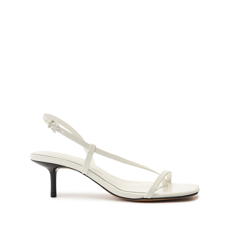 Heloise Patent Leather Sandal Sandals FALL 23 5 White Patent Leather - Schutz Shoes