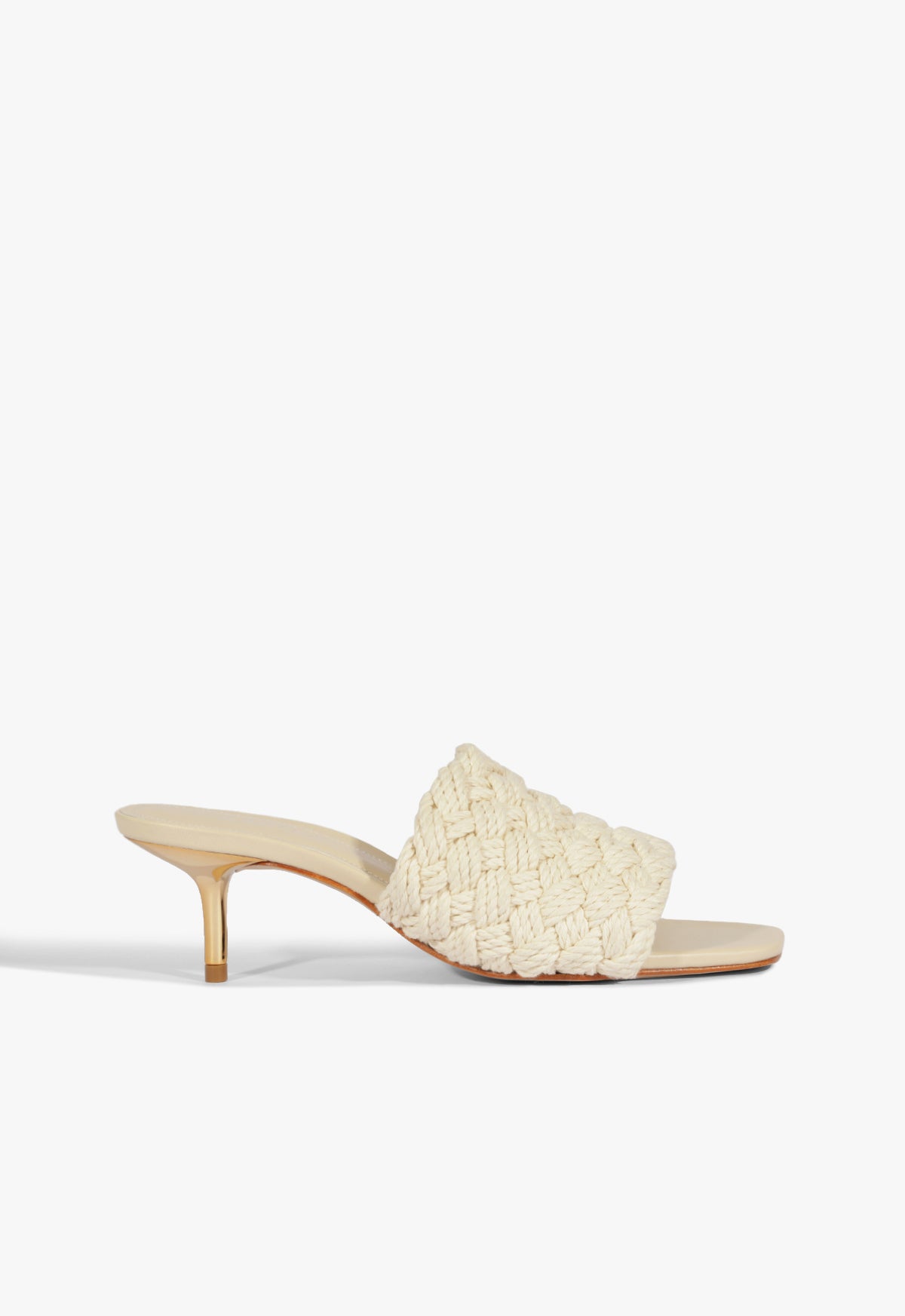 Tiana Mid Raffia Sandal – SCHUTZ