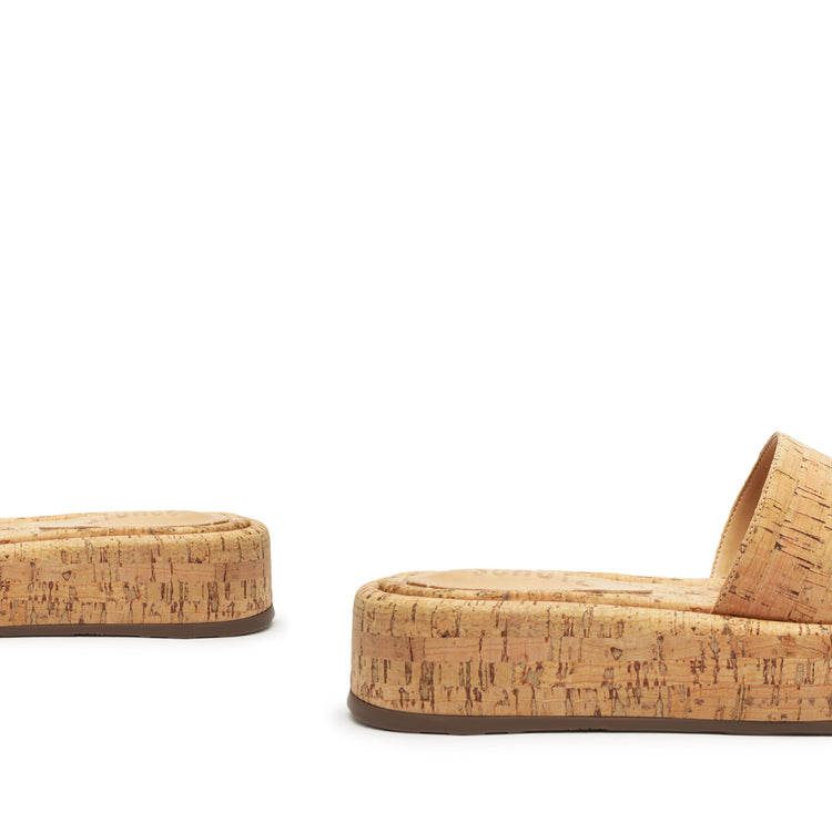 Yara Cork Sandal Flats SPRING 24    - Schutz Shoes