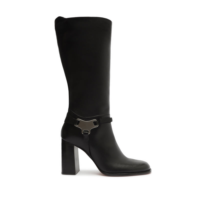 Dallas Leather Boot Boots Fall 23 5 Black Leather - Schutz Shoes