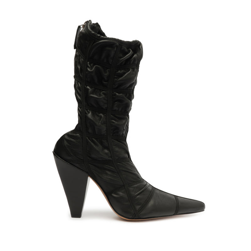 Lynelle Stretch Bootie Booties Fall 23 5 Black Stretch - Schutz Shoes