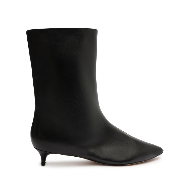 Gail Nappa Leather Bootie Booties Fall 23 5 Black Nappa Leather - Schutz Shoes
