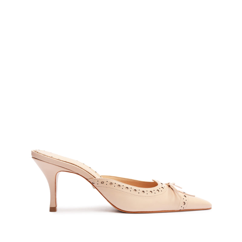 Minny Nappa Leather Pump Pumps SPRING 24 5 Beige Nappa Leather - Schutz Shoes