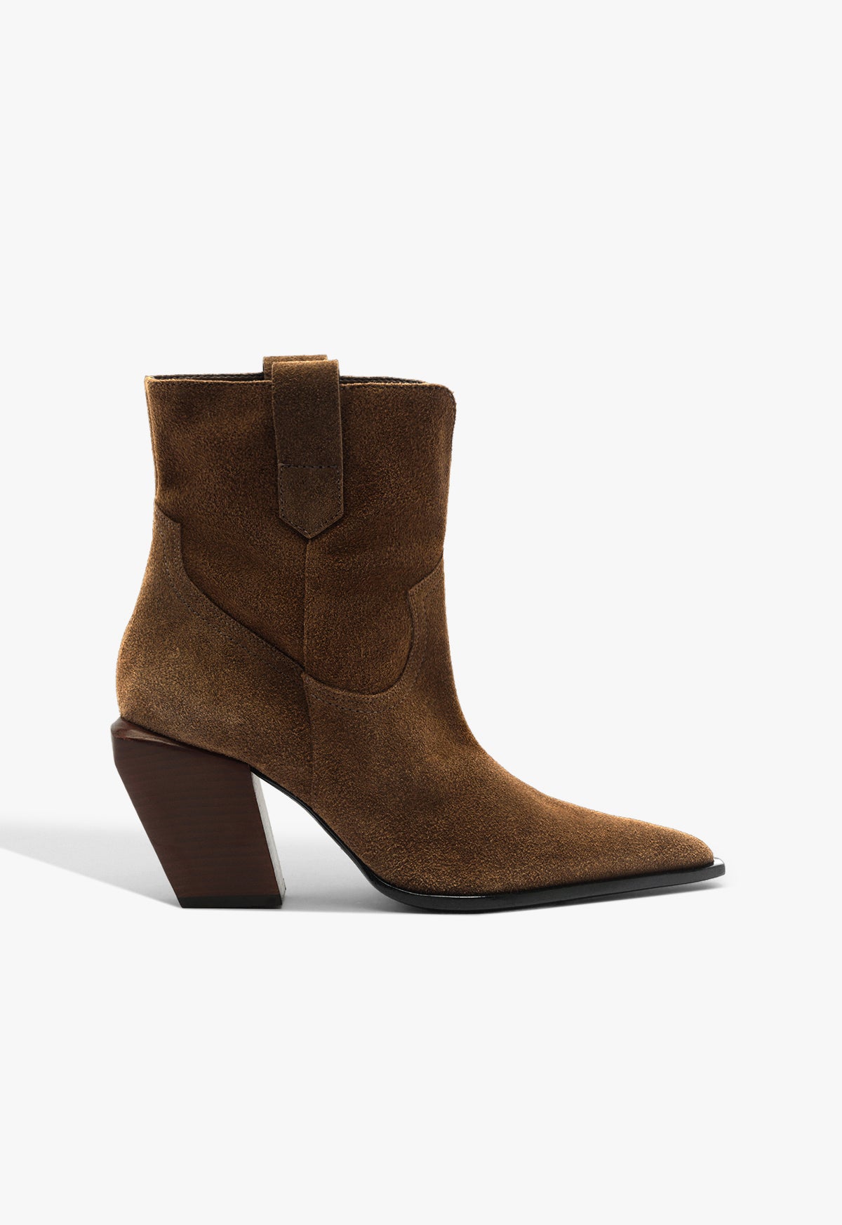 Brown Suede Bootie Memphis | SCHUTZ