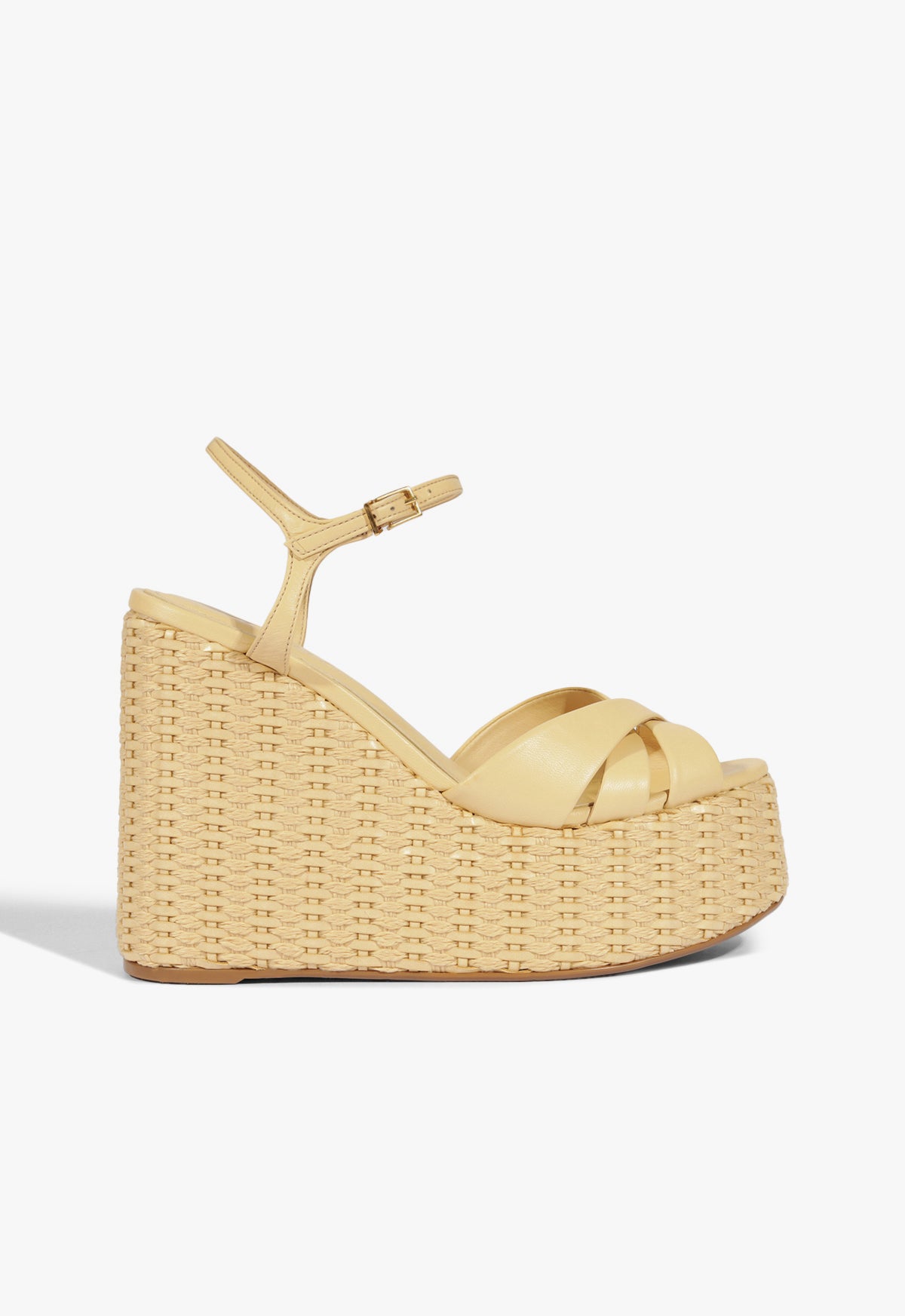 Schutz Women's Keefa Wedge Platform Sandals - Beige