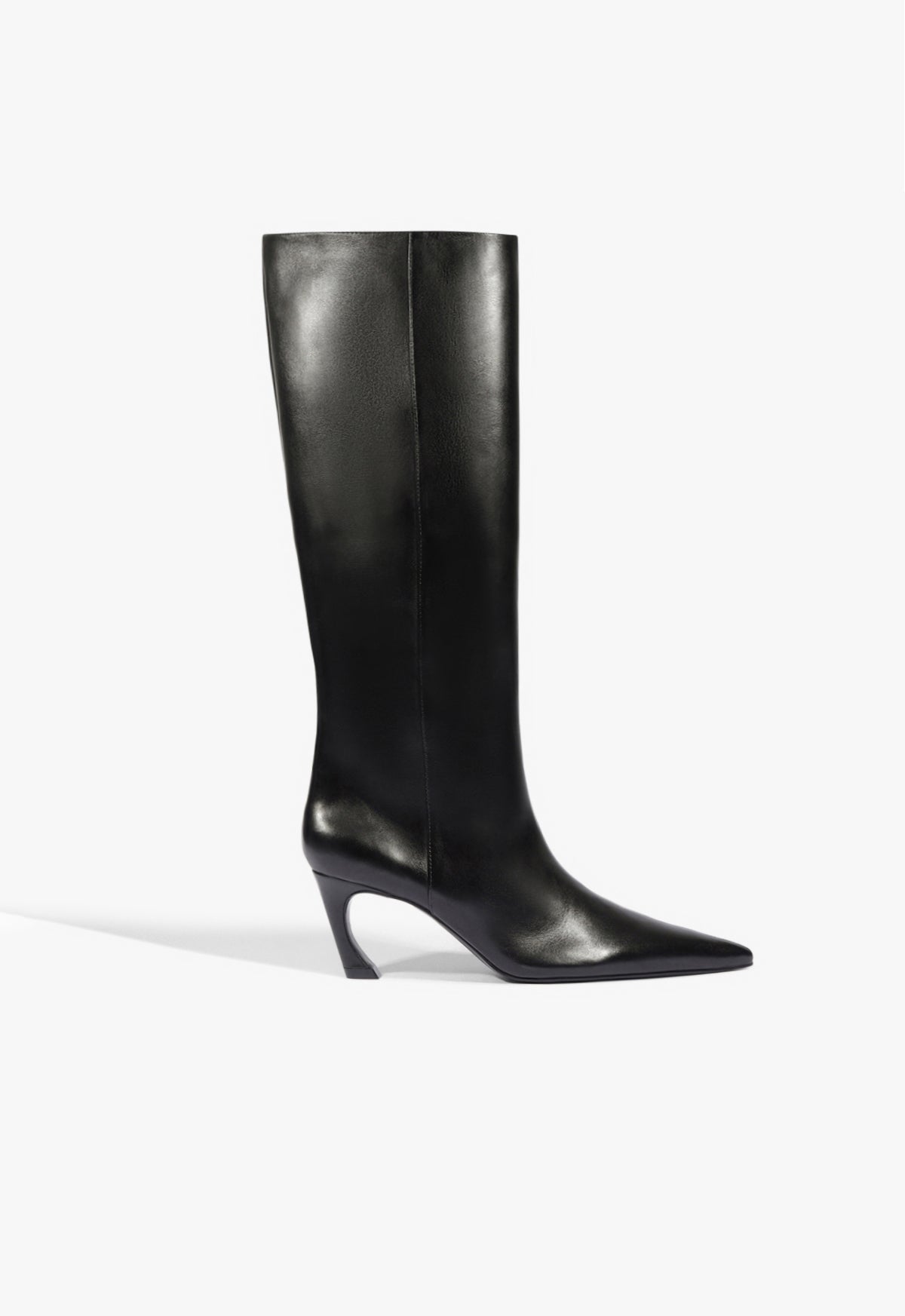 Schutz Women's Lexi Leather Mid Boots - Black