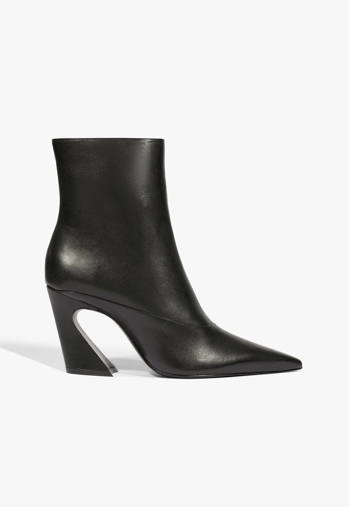 Lexi Mid Bootie Black Mid Block Heel Ankle Bootie – SCHUTZ