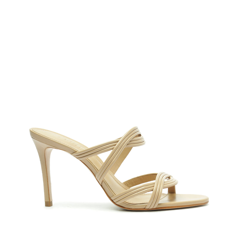 Brynn Casual Leather Sandal Sandals Pre Fall 23 5 True Beige Leather - Schutz Shoes