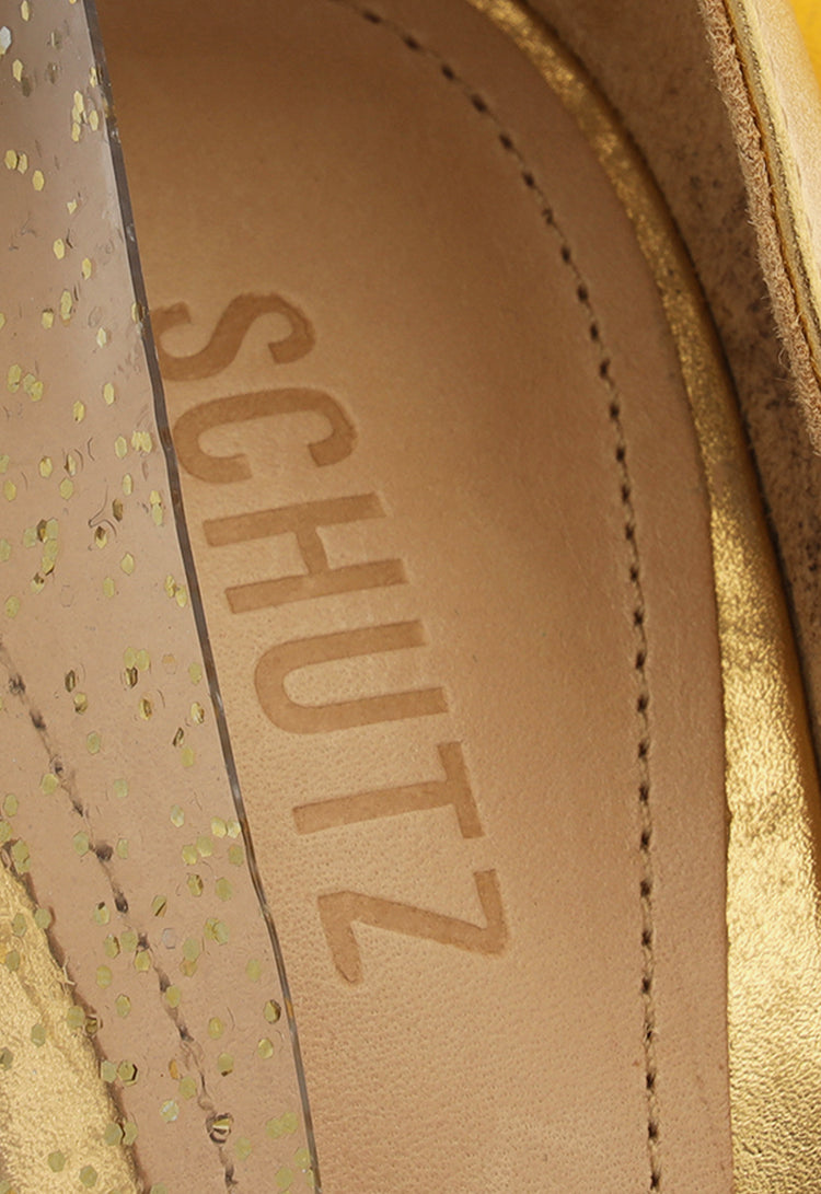 Cheslie Metallic Nappa & Vinyl Pump Pumps OLD    - Schutz Shoes