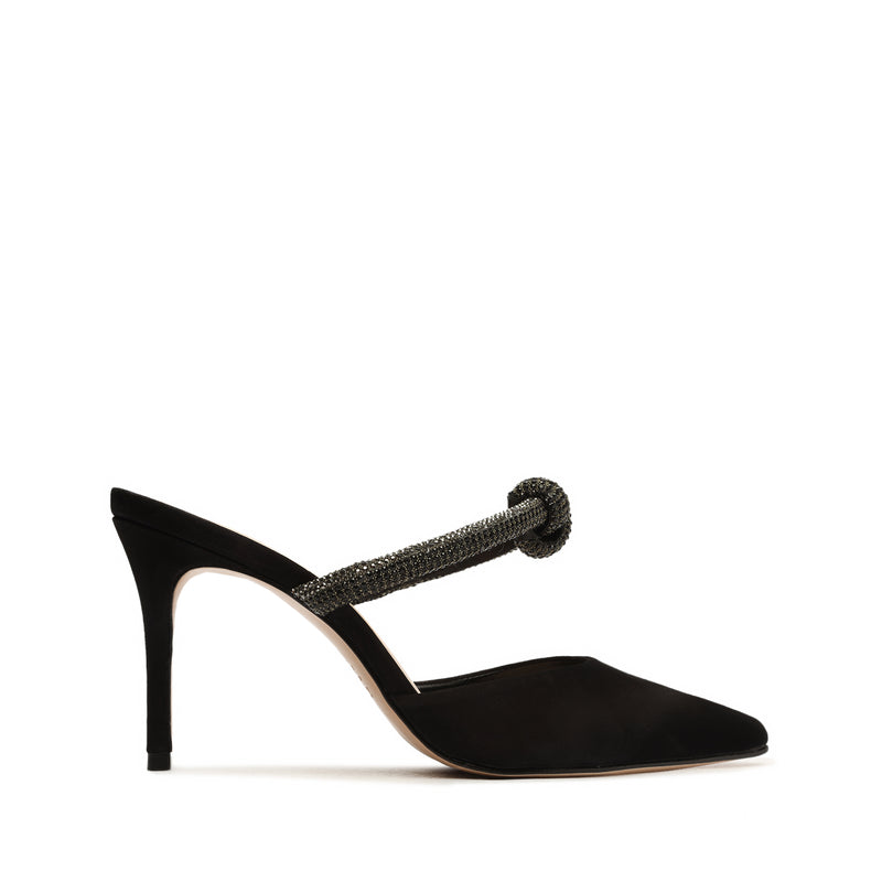 Pearl Leather Mule Mules FALL 23 5 Black Nobuck - Schutz Shoes