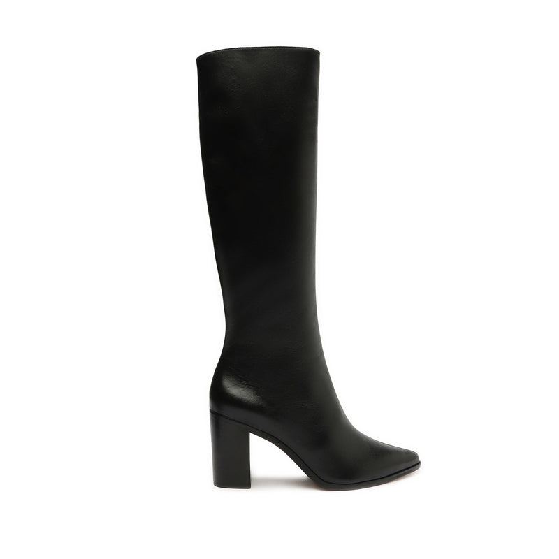 Mikki Up Block Leather Boot Boots ESSENTIAL 5 Black Leather - Schutz Shoes