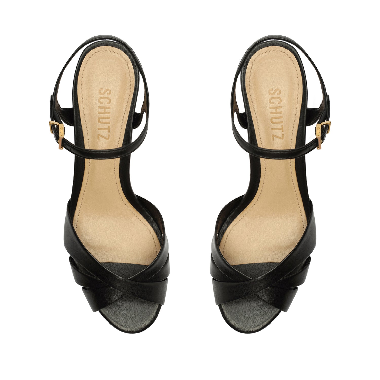 Keefa Nappa Leather Sandal Sandals OPEN STOCK    - Schutz Shoes