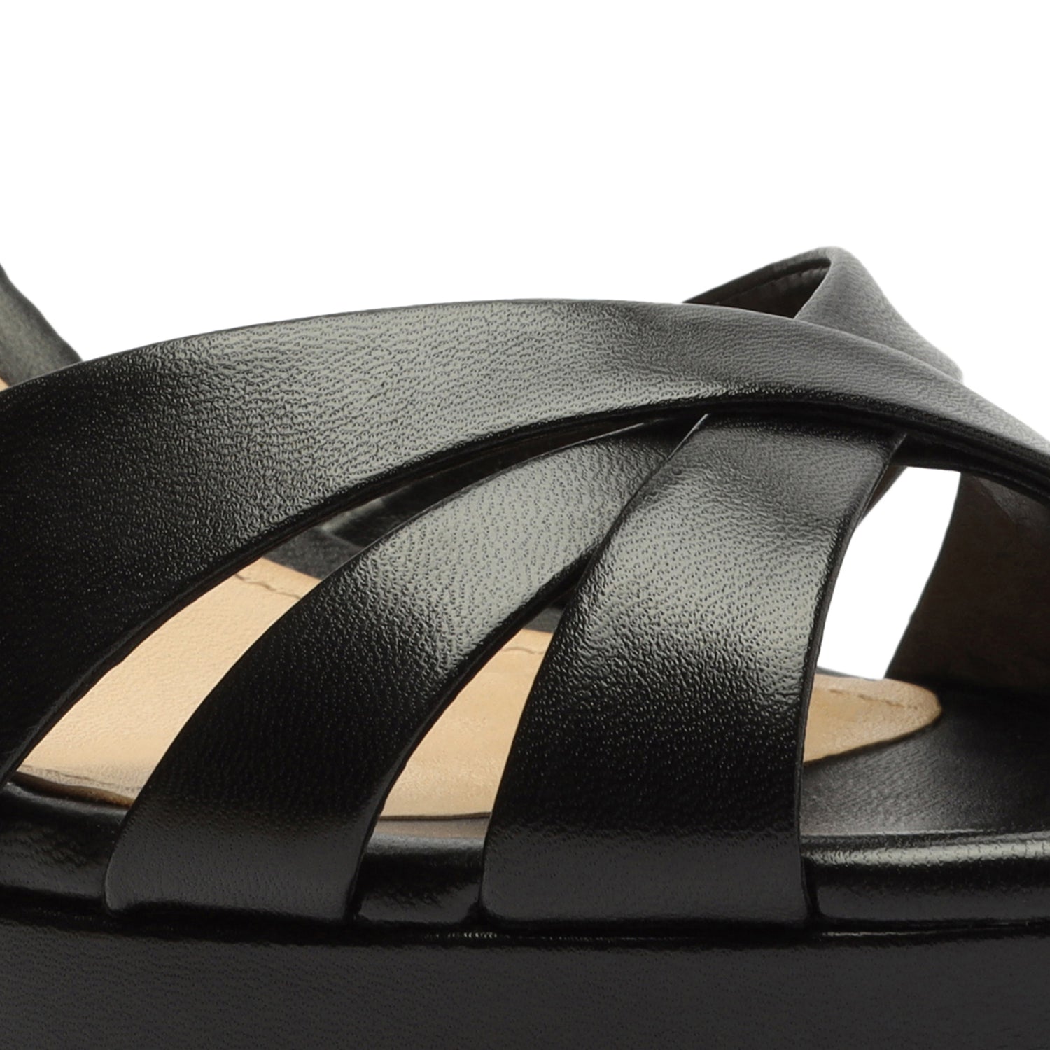 Keefa Nappa Leather Sandal Sandals OPEN STOCK    - Schutz Shoes