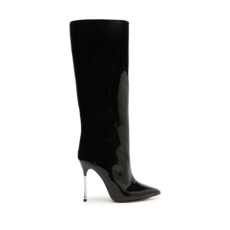 Reesy Patent Leather Boot Boots FALL 23 5 Black Patent Leather - Schutz Shoes